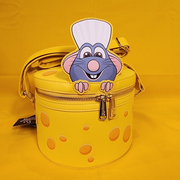 Loungefly Disney Pixar Ratatouille Remy Cheese Strawberry Scented Crossbody Bag - Picture 11 of 14